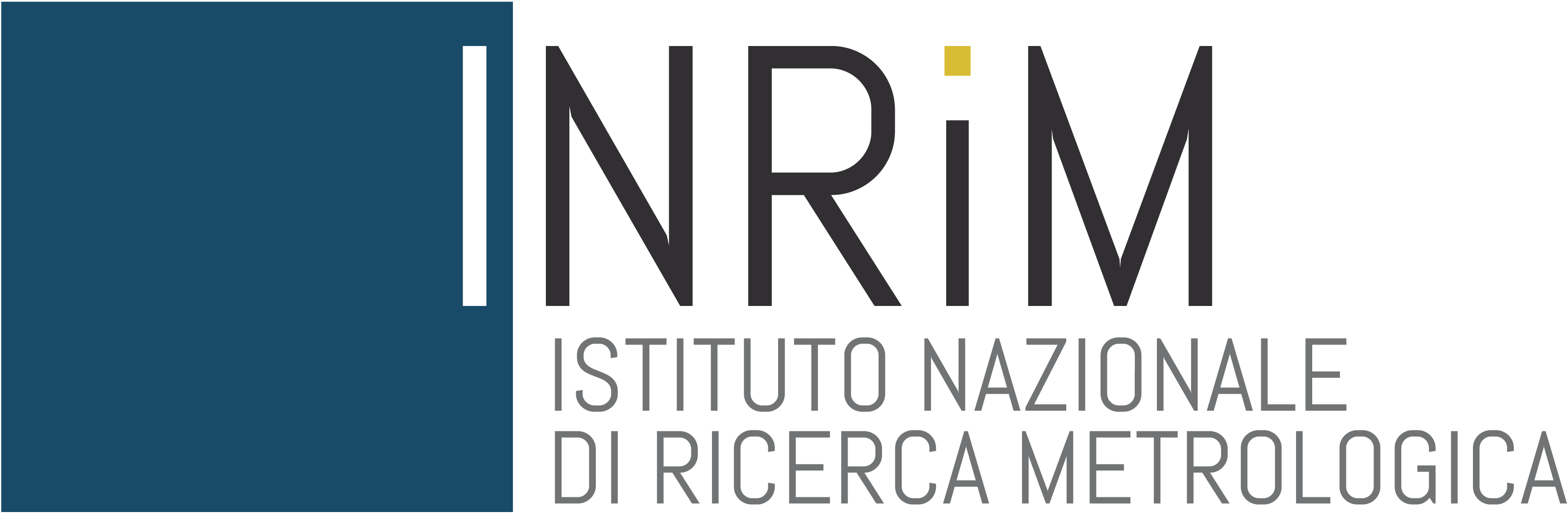 Istituto Nazionale di Ricerca Metrologica<br>INRiM<br> logo